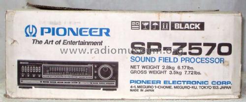 Sound Field Processor SP-Z570; Pioneer Corporation; (ID = 1232311) Ampl/Mixer