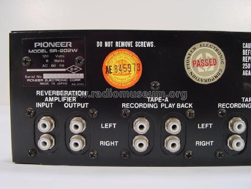 Reverberation Amplifier SR-202W; Pioneer Corporation; (ID = 1405742) Ampl/Mixer