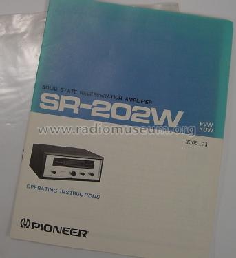 Reverberation Amplifier SR-202W; Pioneer Corporation; (ID = 1405748) Ampl/Mixer