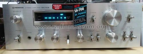 Stereo Amplifier SA-708; Pioneer Corporation; (ID = 2393859) Ampl/Mixer