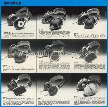 Stereo Headphone SE-505; Pioneer Corporation; (ID = 1944839) Lautspr.-K