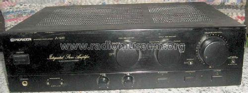 Integrated Stereo Amplifier A-449; Pioneer Corporation; (ID = 1713819) Ampl/Mixer