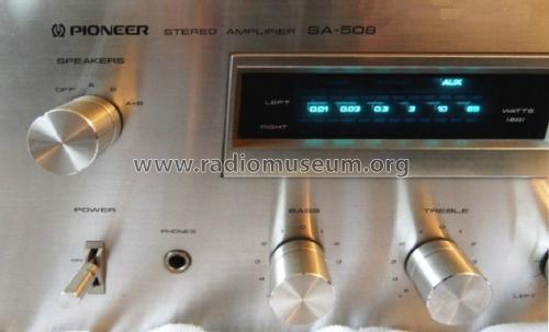 Stereo Amplifier SA-508; Pioneer Corporation; (ID = 1176764) Ampl/Mixer