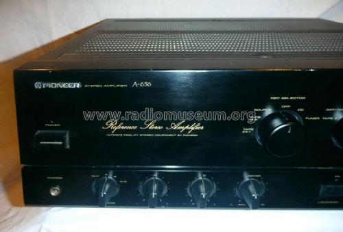 Reference Stereo Amplifier A-656; Pioneer Corporation; (ID = 1943787) Ampl/Mixer