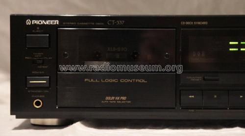Stereo Cassette Deck CT-337; Pioneer Corporation; (ID = 2120229) Enrég.-R