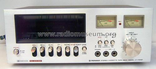 Stereo Cassette Tape Deck CT-F2121; Pioneer Corporation; (ID = 2854031) Ton-Bild