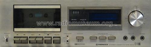 Stereo Cassette Tape Deck CT-F600; Pioneer Corporation; (ID = 1298586) Sonido-V