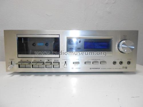 Stereo Cassette Tape Deck CT-F600; Pioneer Corporation; (ID = 2383897) Sonido-V