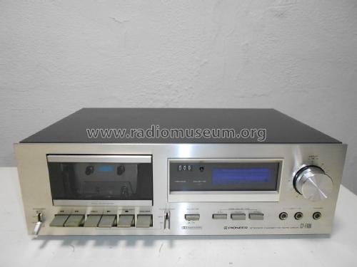 Stereo Cassette Tape Deck CT-F600; Pioneer Corporation; (ID = 2383901) Sonido-V