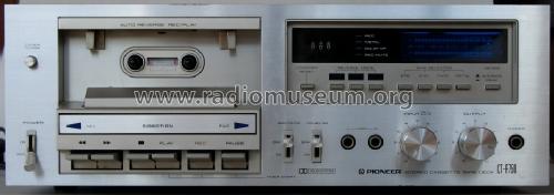 Stereo Cassette Tape Deck CT-F750; Pioneer Corporation; (ID = 467538) R-Player