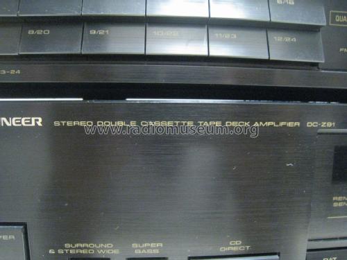 Stereo Double Cassette Deck Amplifier DC-Z91; Pioneer Corporation; (ID = 2132382) Ampl/Mixer