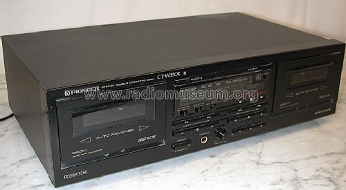 Stereo Double Cassette Deck CT-W350R; Pioneer Corporation; (ID = 1573256) R-Player