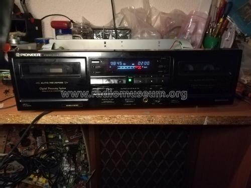 Stereo Double Cassette Deck CT-W606DR; Pioneer Corporation; (ID = 3000416) R-Player