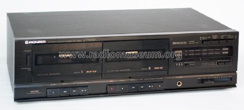 Stereo Double Cassette Deck CT-W310; Pioneer Corporation; (ID = 1225224) R-Player