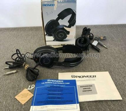 Stereo Headphones SE-550 /US /E /G; Pioneer Corporation; (ID = 2483349) Speaker-P