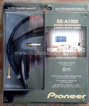 Stereo Headphones SE-A1000; Pioneer Corporation; (ID = 1807838) Speaker-P