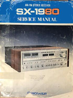 Stereo Receiver SX-1980; Pioneer Corporation; (ID = 2838255) Radio