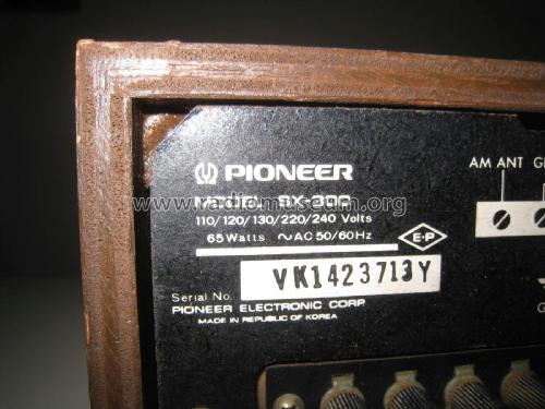 Stereo Receiver SX-300; Pioneer Corporation; (ID = 2000076) Radio