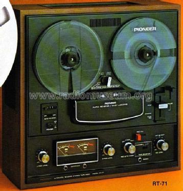 Stereo Tape Deck RT-71; Pioneer Corporation; (ID = 1231773) Sonido-V