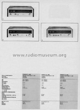 Stereo Tuner TX-1000; Pioneer Corporation; (ID = 2804540) Radio