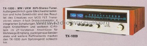 Stereo Tuner TX-1000; Pioneer Corporation; (ID = 590609) Radio