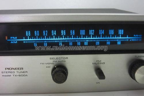 Stereo Tuner TX-500A; Pioneer Corporation; (ID = 2022878) Radio
