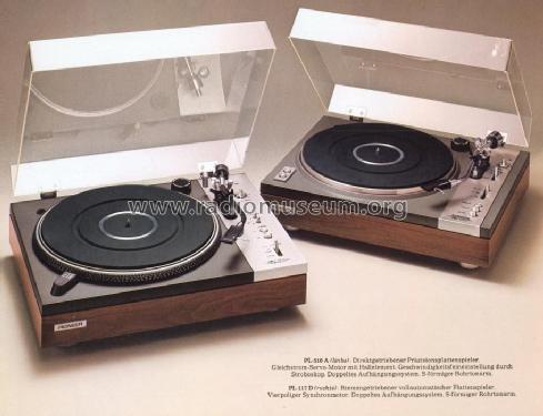 Stereo Turntable PL-117D; Pioneer Corporation; (ID = 665293) Ton-Bild