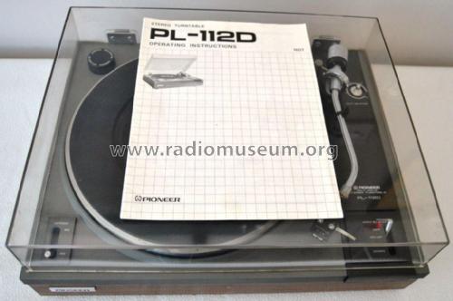 Belt Drive Stereo Turntable PL-112D; Pioneer Corporation; (ID = 1956586) R-Player