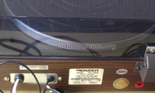 Stereo Turntable PL-12D; Pioneer Corporation; (ID = 1708436) Enrég.-R