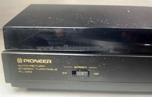 Stereo Turntable PL-Z93; Pioneer Corporation; (ID = 2876918) Sonido-V
