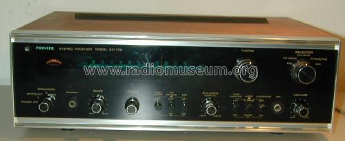 Stereo Receiver SX-770; Pioneer Corporation; (ID = 902434) Radio