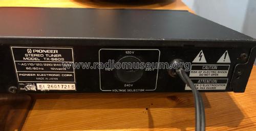 AM/FM Stereo Tuner TX-560S; Pioneer Corporation; (ID = 2743055) Radio