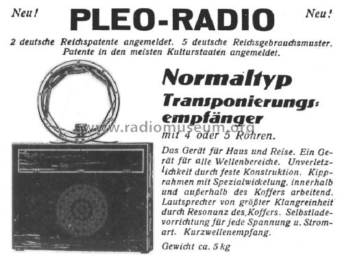 Normaltyp ; Pleo-Radio, Willy (ID = 395552) Radio