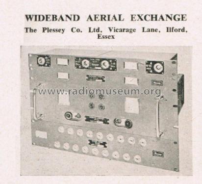 Wideband Aerial Exchange PV132-139; Plessey; Ilford (ID = 2650200) Antenna
