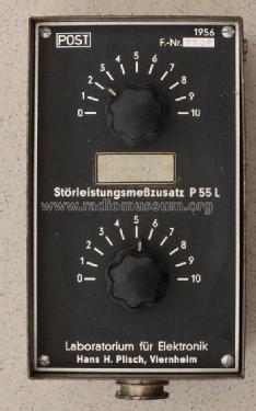 Störleistungsmeßzusatz P 55 L; Plisch; Hans H.; (ID = 1681178) Equipment