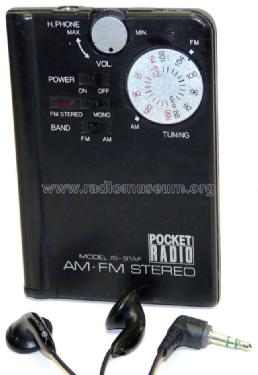 AM-FM Stereo-Receiver IS-91AF; Pocket-Radio; where? (ID = 1092448) Radio