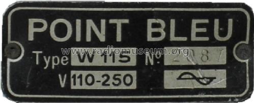 W115; Point Bleu; Paris - (ID = 509062) Radio