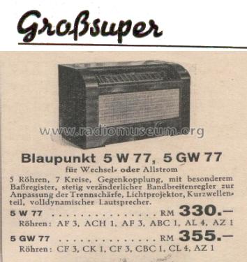 5W77; Point Bleu; Paris - (ID = 2817357) Radio