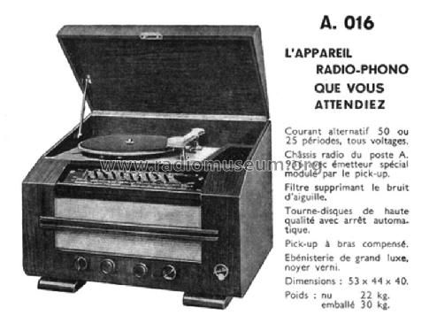 A016 ; Point Bleu; Paris - (ID = 2538377) Radio