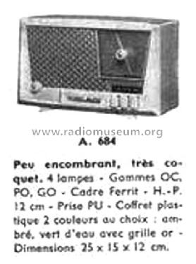 A684; Point Bleu; Paris - (ID = 2171485) Radio