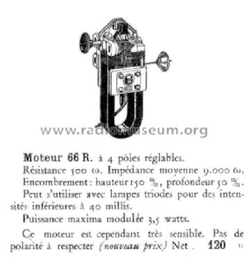 Moteur de Diffuseur 66R; Point Bleu; Paris - (ID = 2173016) Speaker-P