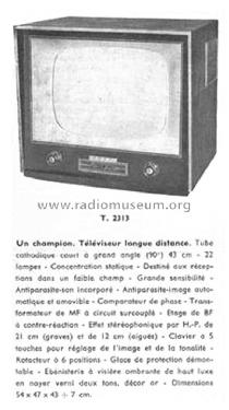 T2313; Point Bleu; Paris - (ID = 2171530) Television