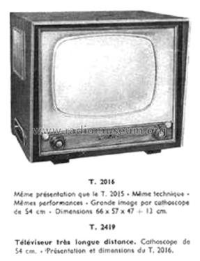 T2419; Point Bleu; Paris - (ID = 2171548) Television