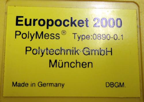 Remote Control Tester - PolyMess Europocket 2000; Polytechnik GmbH; (ID = 1444133) Equipment