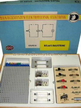Baukastensystem Elektronik 3 Relais-Bausteine; Polytronic, VEB; ex. (ID = 960945) Kit