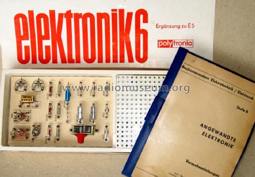 Baukastensystem Elektronik 6; Polytronic, VEB; ex. (ID = 960833) Kit