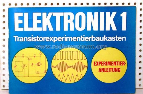 Transistorexperimentierbaukasten Elektronik 1; Polytronic, VEB; ex. (ID = 1104649) Bausatz