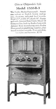 1500-R-3 Radio-Phonograph Ch= AK20C; Pooley Co.; (ID = 1439928) Radio