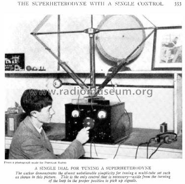 McLaughlin's Single-Dial Superheterodyne ; Popular Radio, Inc.; (ID = 3154776) Kit