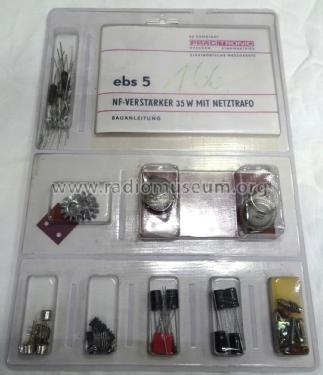 NF-Verstärker 35W mit Netztrafo ebs 5; Präcitronic Dresden, (ID = 2634574) Kit